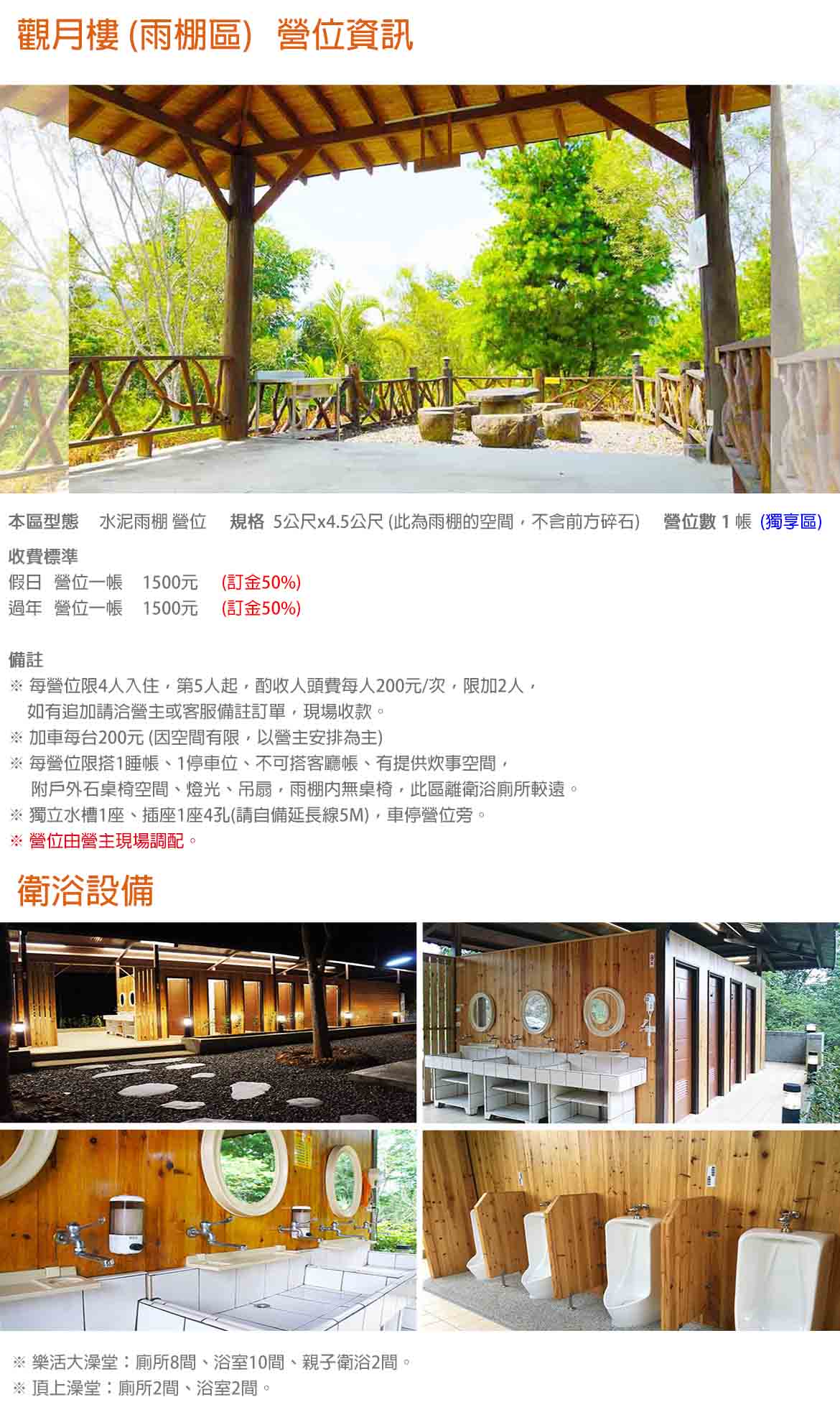 觀月樓(雨棚區)