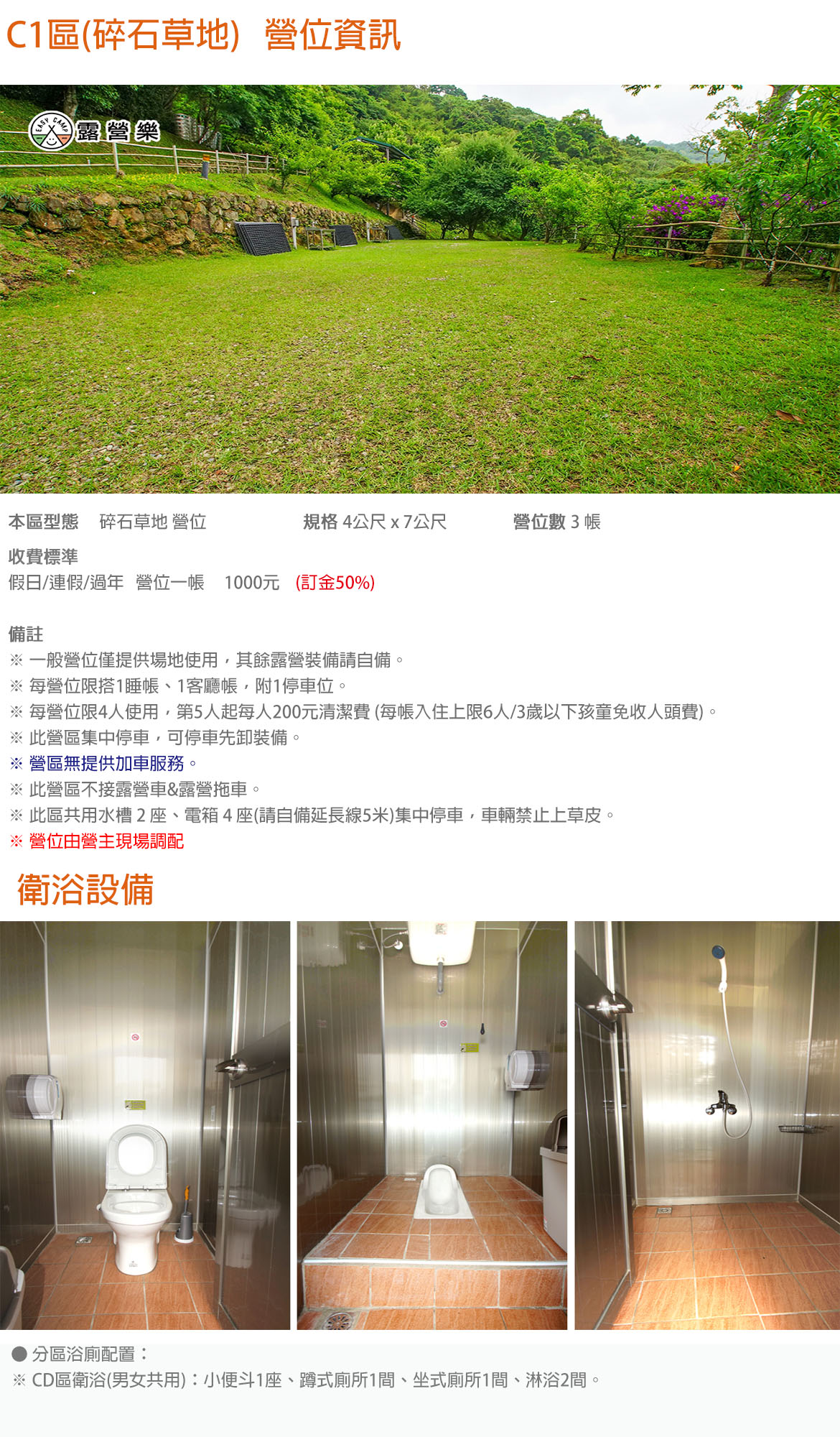 C1區(碎石草地)