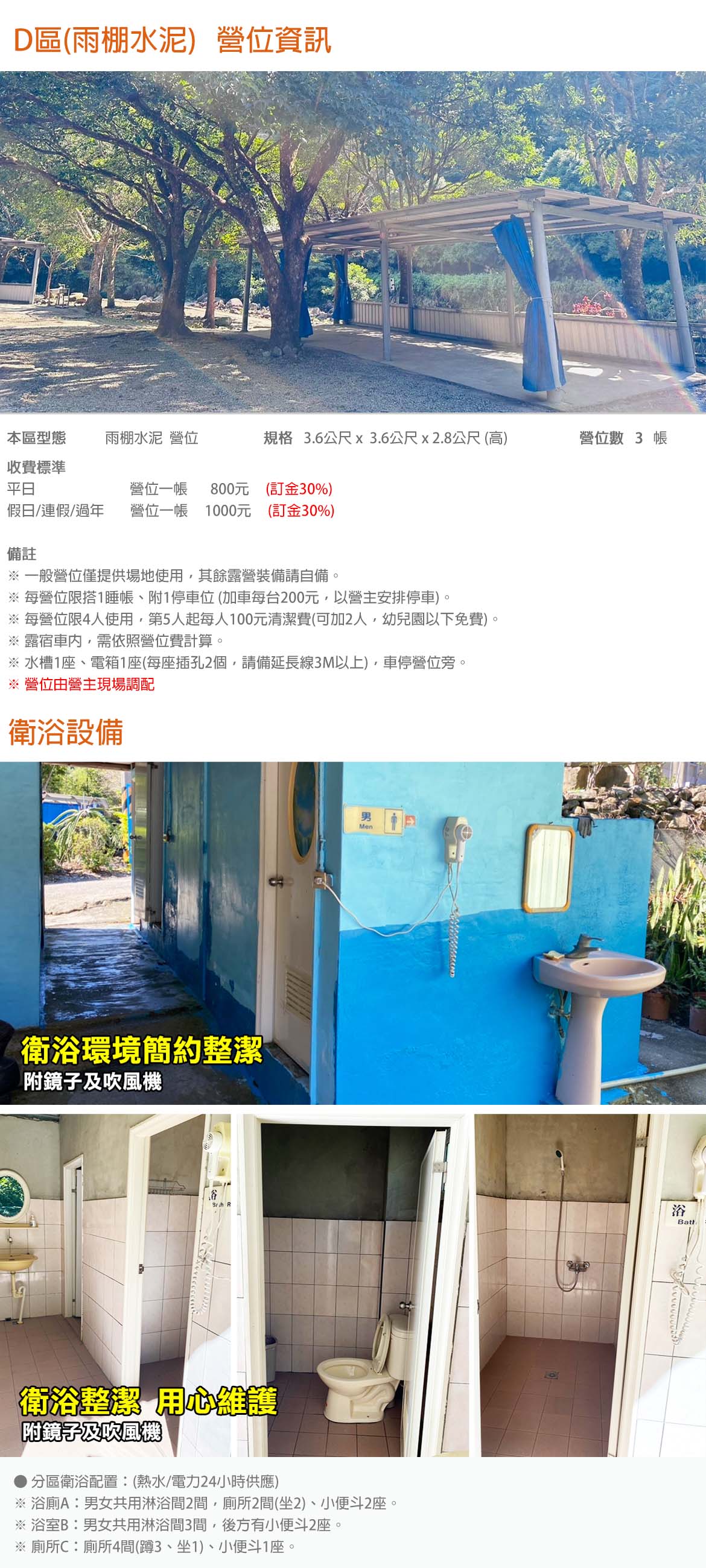 D區(雨棚水泥)