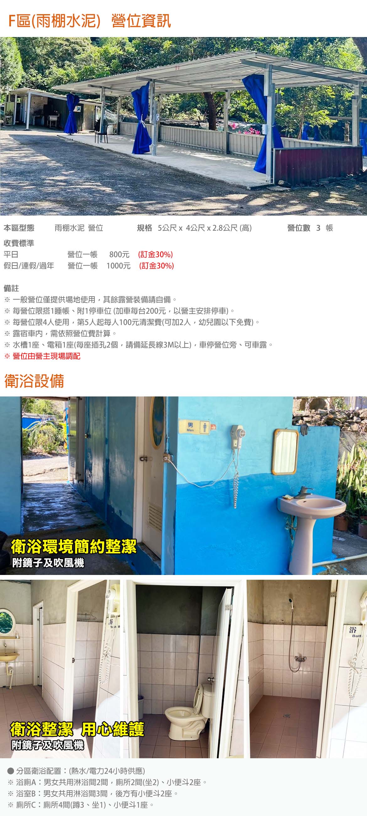F區(雨棚水泥)