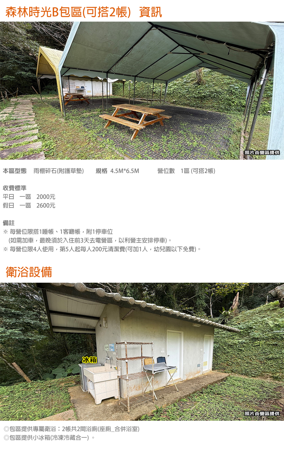 森林時光B包區(可搭2帳)