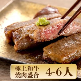【野奢露營】日本極上和牛燒肉盛合 4 - 6 人(*不含烤肉用具)